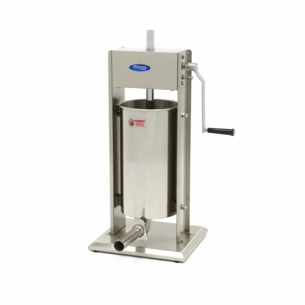 Aparat de facut carnati inox 15 litri - vertical - 4 palnii incluse