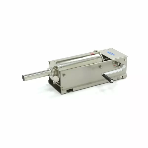 Aparat de umplut carnati orizontal inox 5 litri - 4 palnii incluse