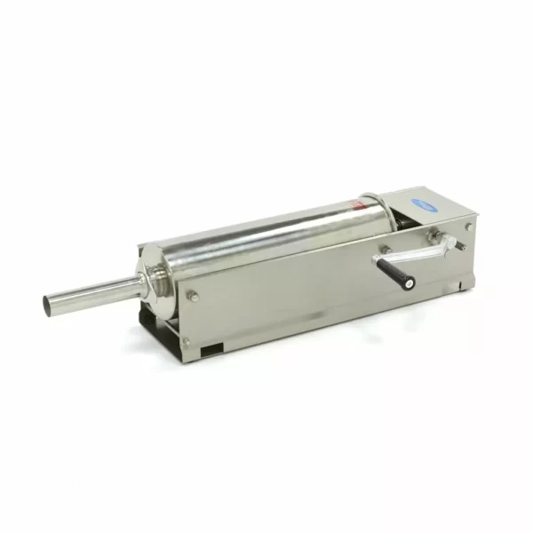 Aparat de umplut carnati orizontal inox 7 litri - 4 palnii incluse