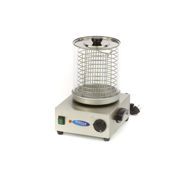 Aparat incalzitor hot dog profesional cu vas