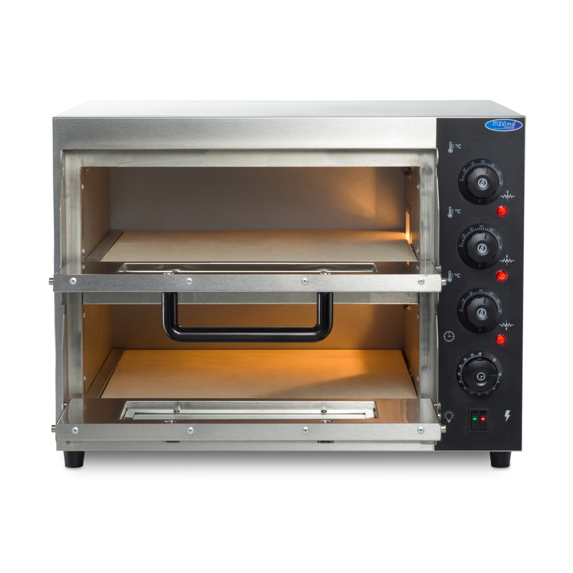 Cuptor Pizza Compact electric 2x40 cm 230V - imagine 4