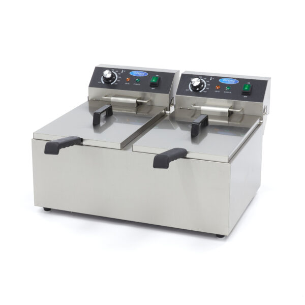 Friteuza electrica profesionala 11+11 litri fara robinet
