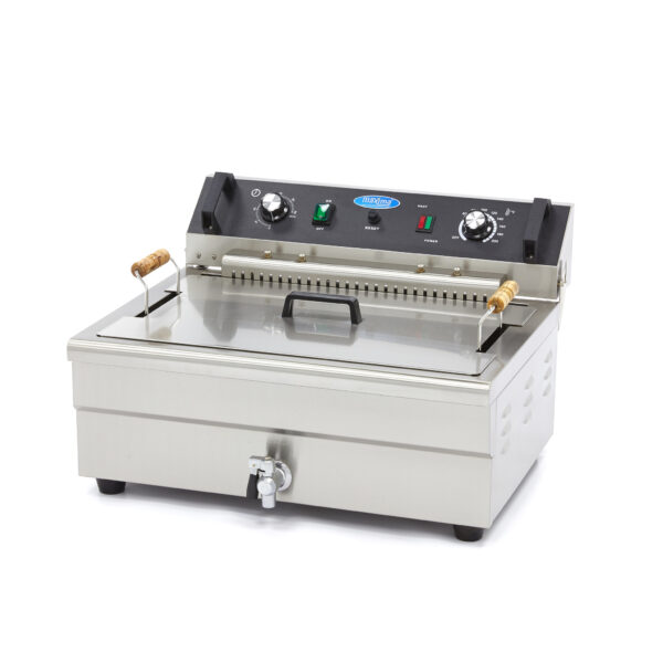 Friteuza electrica profesionala 20 litri cu robinet