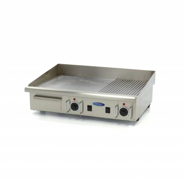 Gratar electric profesional mixt otel inoxidabil 735x415 mm - 400V