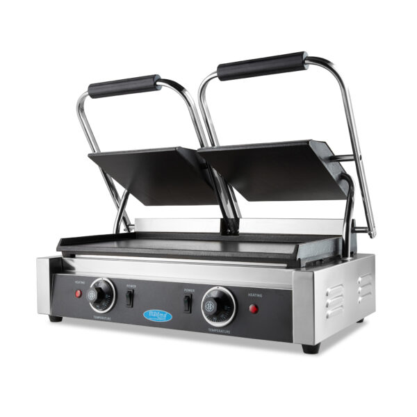 Gratar electric panini neted dublu 220x235 mm