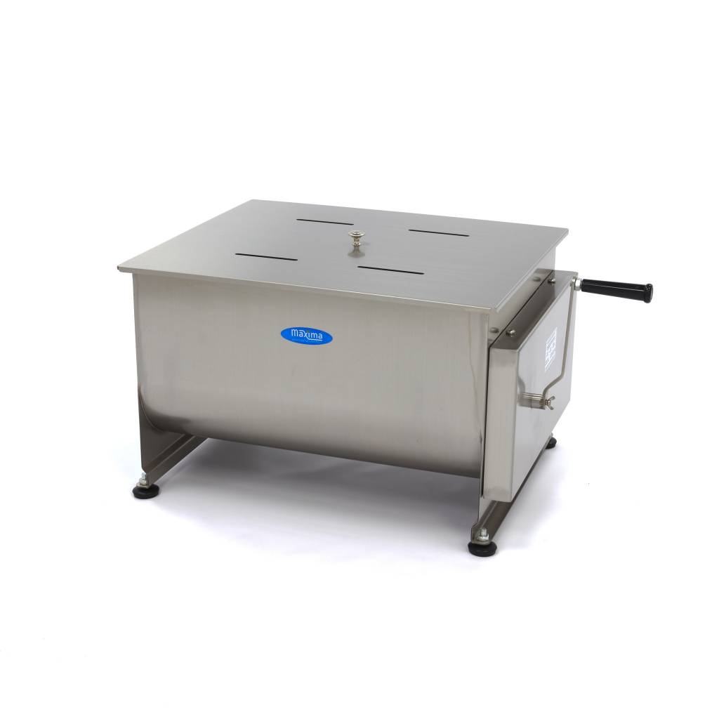 Malaxor carne manual otel inoxidabil 60 litri cu 2 axe