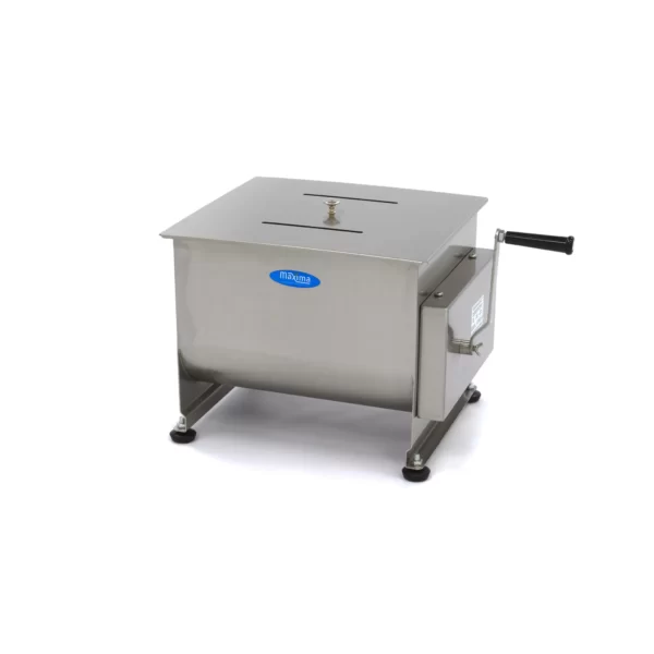 Malaxor de carne profesional 30 litri din otel inoxidabil cu 2 axe