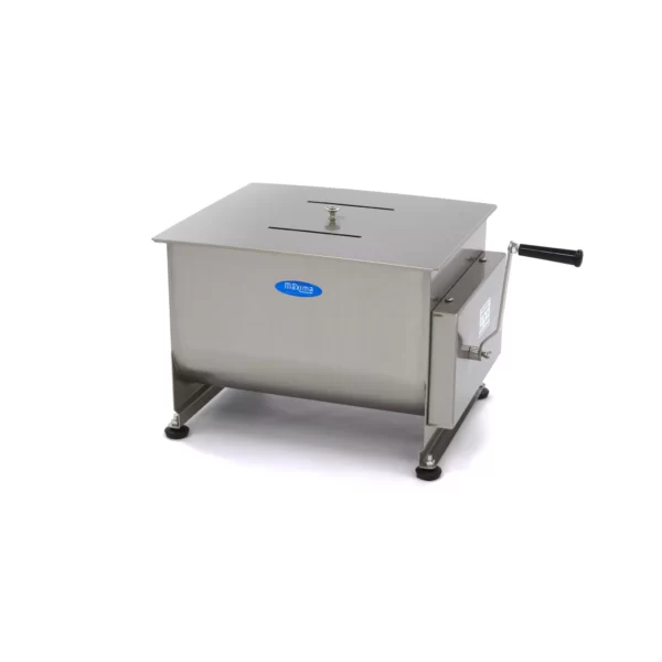 Malaxor de carne profesional 40 litri otel inoxidabil cu 2 axe