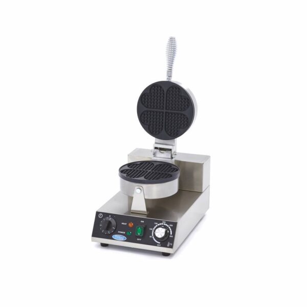 Aparat profesional făcut waffle 1 placa rotunde tip inima